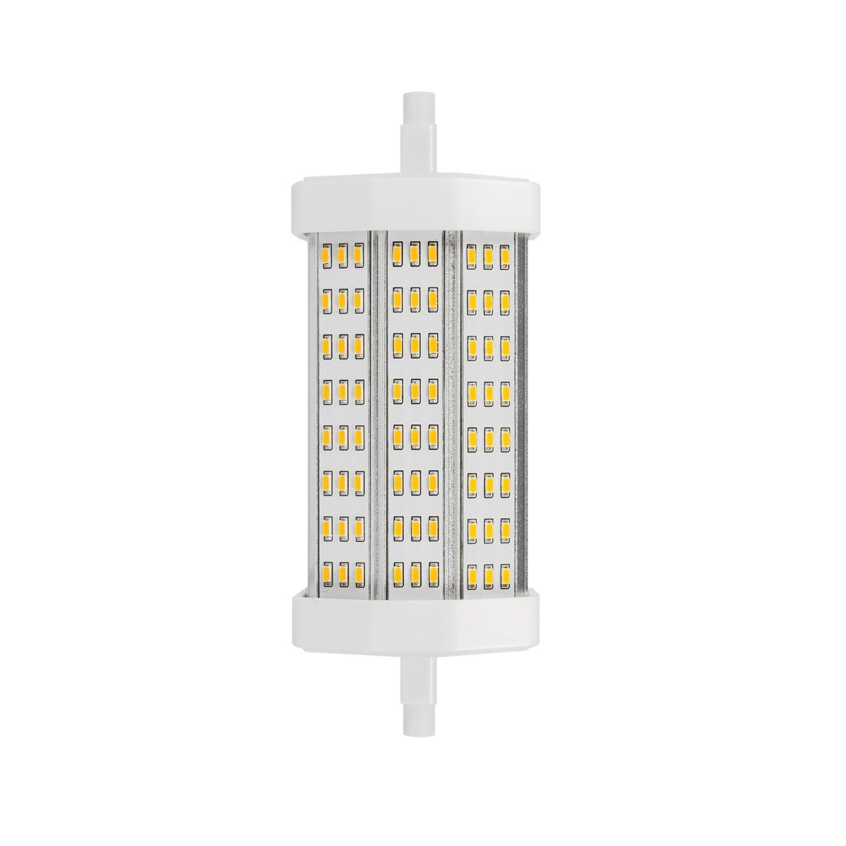 ΛΑΜΠΑ LED ΙΩΔΙΝΗΣ 72 SMD R7S 7,5W 90-260V AC WW    VK/05040/W