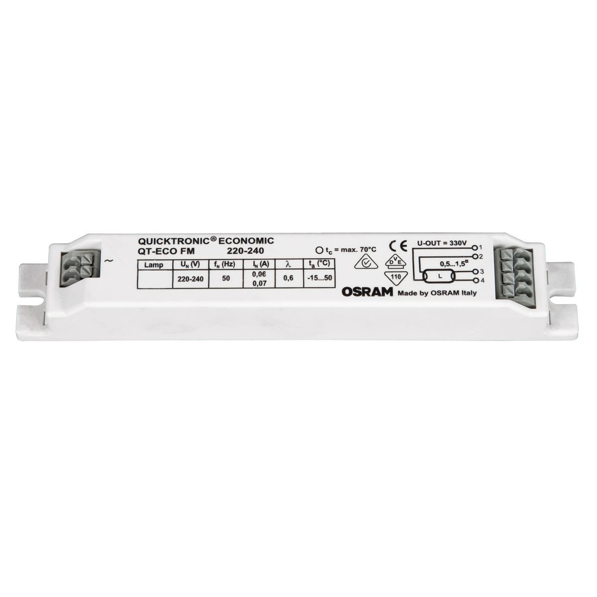 MET.QT.FM 1X6W OSRAM No 511139 /244545 QT/FM-511139