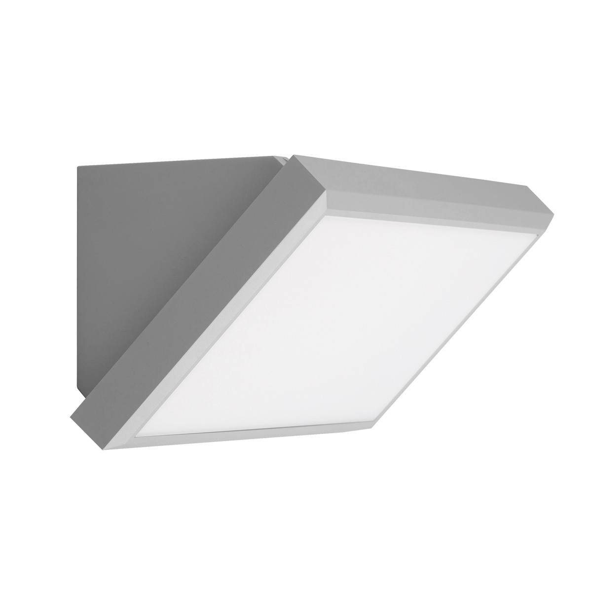 Led Φωτιστικό Πλαστικό Τοίχου IP65 24w 4000K 320mm Γκρί Χρώμα      VK/02068/G/C